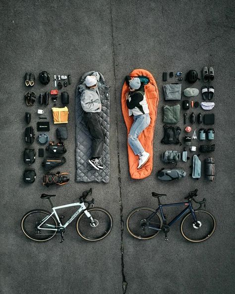 Cyclist touring rural UK landscape